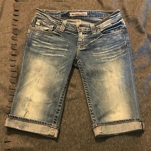 Big star crop shorts 28